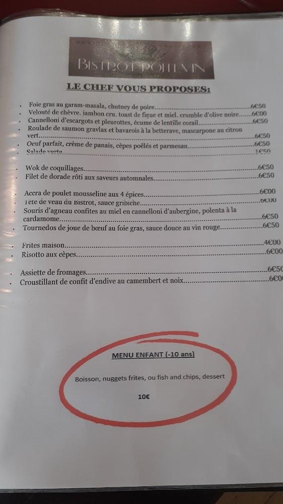 Bistrot Poitevin - Menu Image 3